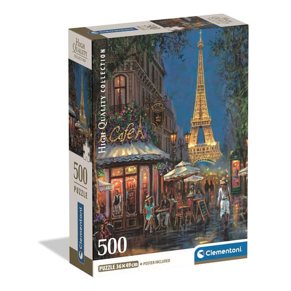 Palapeli 500 Pcs CB High Quality Collection Night of the Eiffel Café