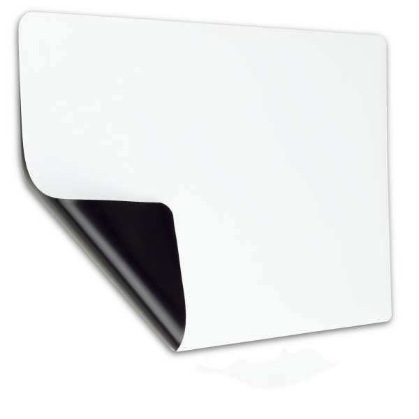 INF Magnetisk whiteboard-tavla för kylskåp Vit A3