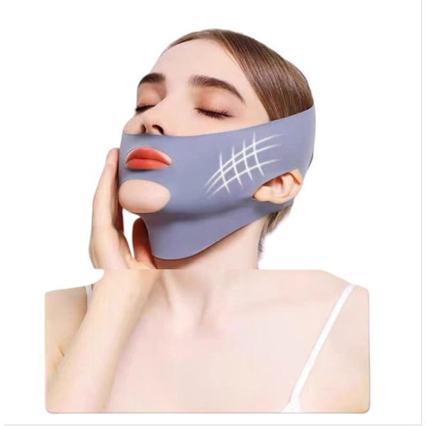 Mask för Ansiktslyft under Sömn Grå