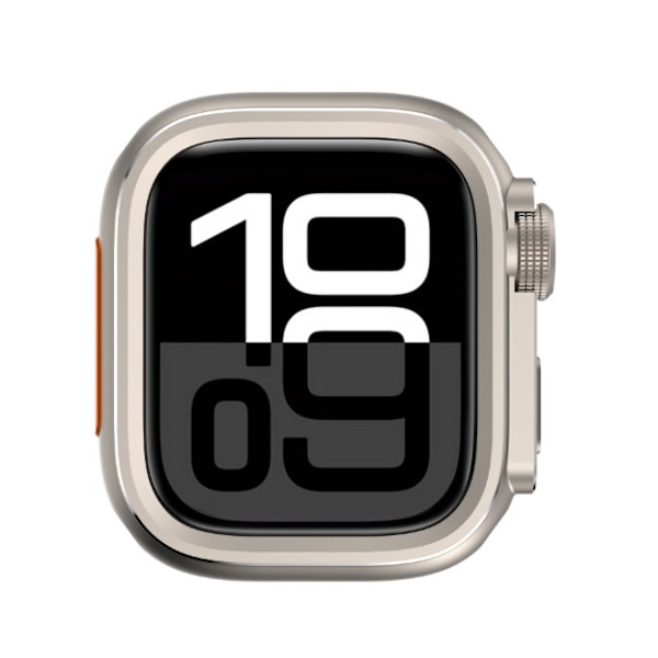 Kestävä metallikotelo Apple Watch Series 10 46mm:lle Hopea