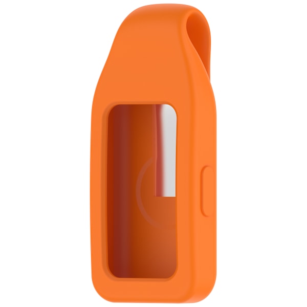 Stålklämma för Huawei Band 10/9/8 - Silikon Orange