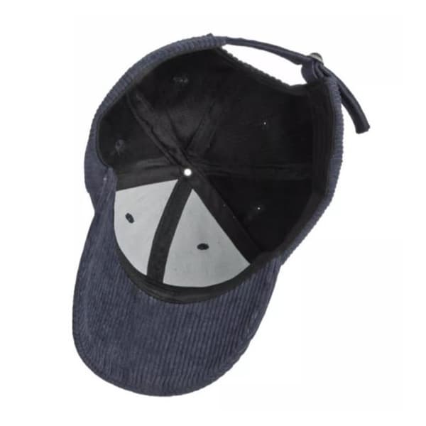 Corduroy Baseball Cap til Voksne (56-60cm) Black Black