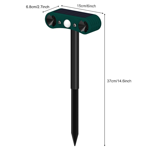 Solar Outdoor Motion Sensor Alarm - Ultraääni aurinko-infrapuna-induktiohälytys