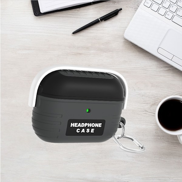 Silikonfodral för Airpods Pro 2 DarkGrey DarkGrey
