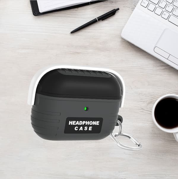 Silikonikotelo Airpods Pro 2:lle DarkGrey DarkGrey