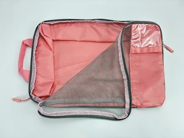 Set med 2 packkuber för reseorganisation Pink Pink