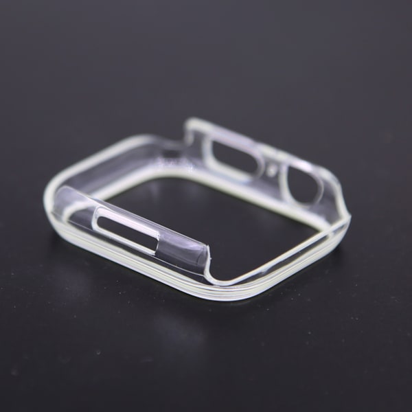 Lysende etui med skærmbeskytter Apple Watch Series 7/8 Hvid