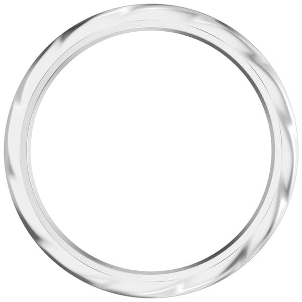 Bezel i rustfrit stål til Xiaomi Watch S4/S3 kompatibel med S4 eSIM og S3 eSIM - Præcis pasform, sølvfinish, ekstra beskyttelse Silver thread