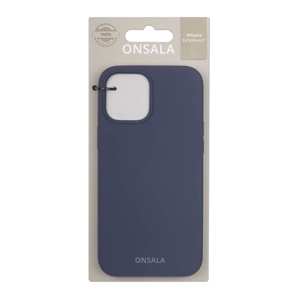 ONSALA Mobilskal Silikon Cobalt Blue - iPhone 12 / 12 Pro