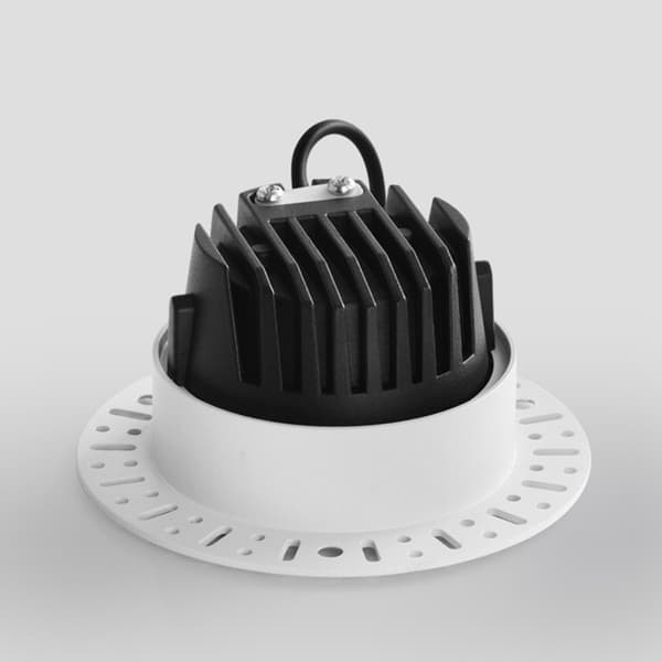 2-Pack LED Infälld Belysning 10W Downlight 75mm Utskärning - 4000K, Ultratunn, Bländskydd