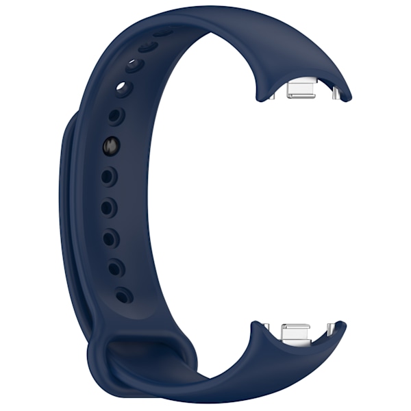 Tyylikäs TPU-ranneke Xiaomi Band 8/9:lle (metallipää) Laivastonsininen