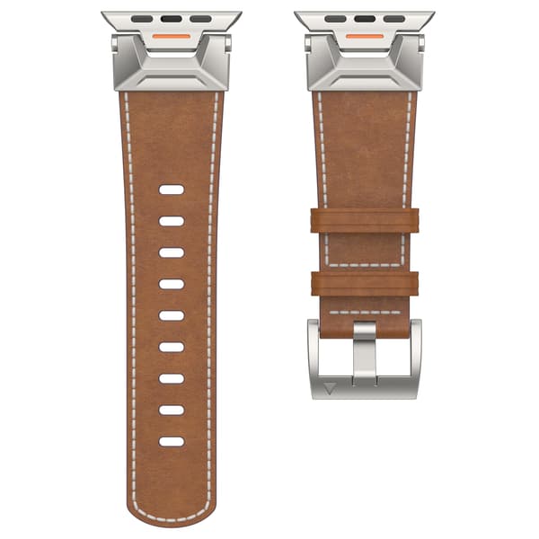 Universal urrem til Apple Watch 4/5/6/7/8/9, 42/44/45/49 mm Lysebrun