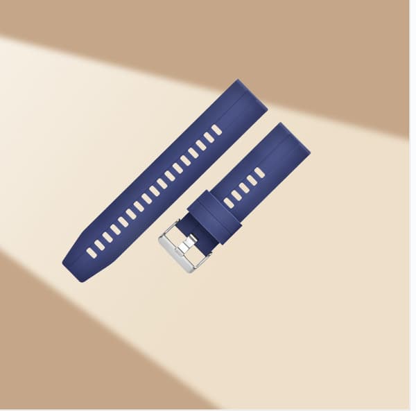 22 mm silikonerem til Huawei GT3/Watch 4/Honor/Samsung Blue Blue