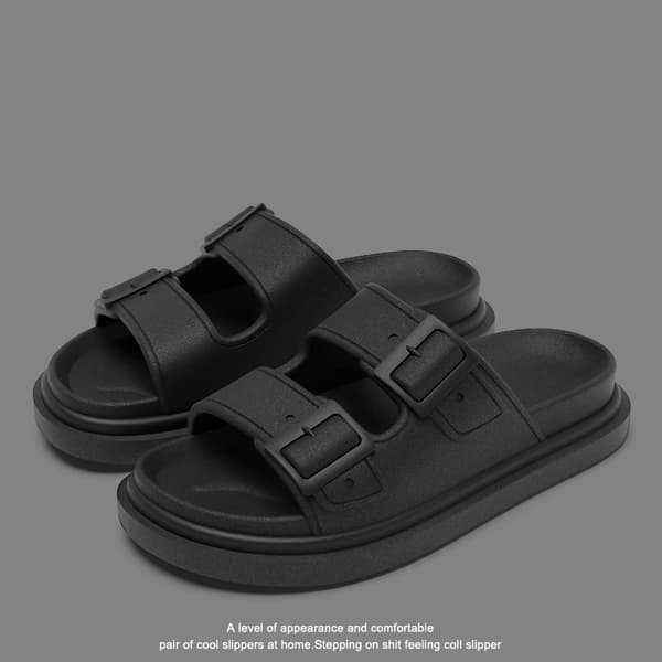 Komfortable hvide EVA-slippers Black 43-44 Black 43-44