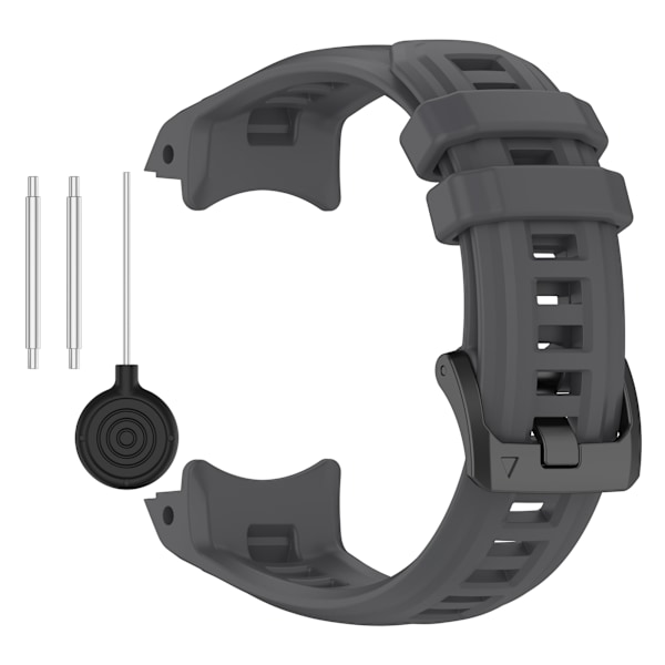 Garmin Instinct E (45mm) Silikone Urrem - Grafitgrå