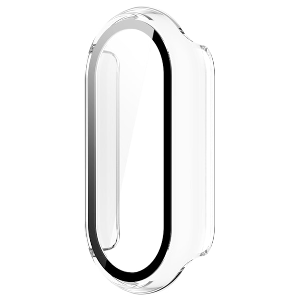 Xiaomi Mi Band 9/9 NFC etui med skærmbeskytter i hærdet glas Gennemsigtig