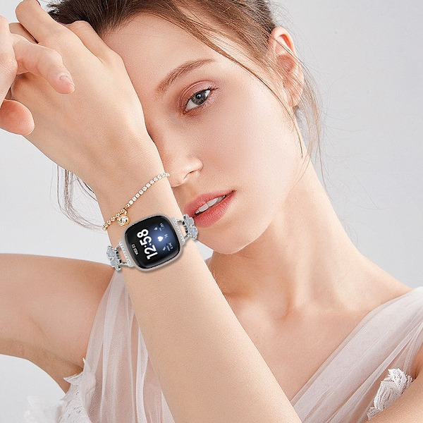 Clover Charm Armband för Fitbit Versa 3/4/Sense 2