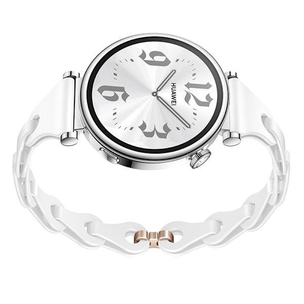 Silikonarmband för Huawei GT5/4 - 18mm Vit