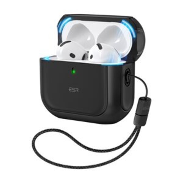 AirPods 4 Orbit Hybrid -kotelo (musta)