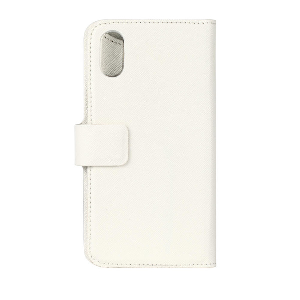 Mobilfodral Saffiano White - iPhone X/XS