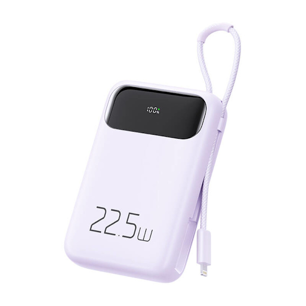Power Bank Mcdodo MC-3255 10000mAh, 22,5W, för ljus (lila)