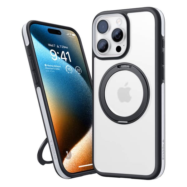 Case Torras Ostand R Fusion til iPhone 16 ProMax (Czarne)