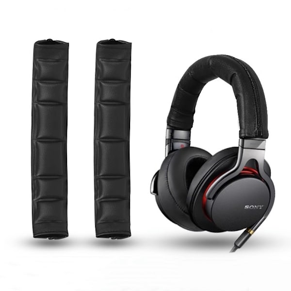 Ersättningsskydd för pannband för Sony MDR-1A hörlurar Svart