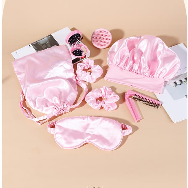 Hårplejesæt Pink, bærbar og komplet 8-Pack 8-Pack
