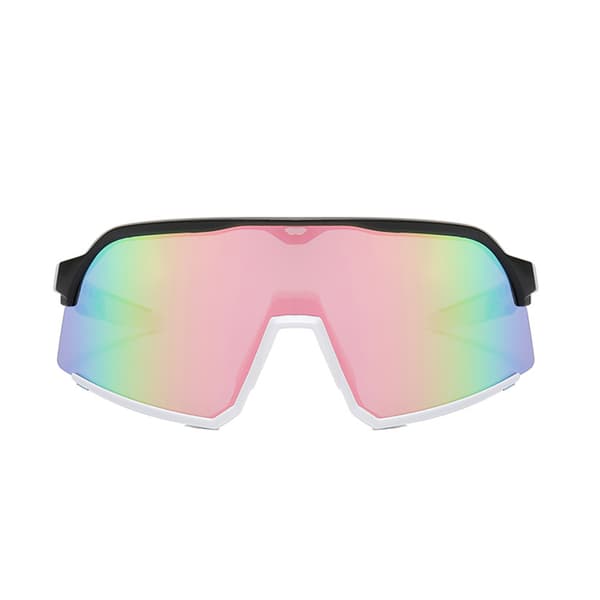 Snygga svarta bågar röda linser solglasögon för utomhusaktiviteter Multicolor2 Multicolor2