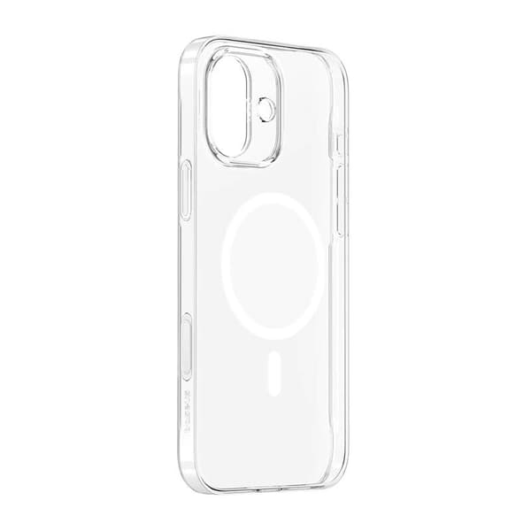 Baseus iP16 TouchButton magnetisk telefoncover (gennemsigtig)