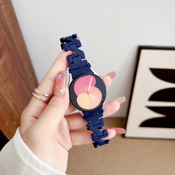 Z-Format Klockarmband för Samsung Galaxy Watch 4/5 & 6 & 5Pro Samsung Galaxy Watch 4/5 Blå