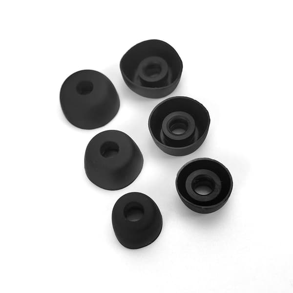 Silikone ørepropper til Jabra Elite 75t/ 65t/ Active/Sport Evolve, S/M/L Black Black