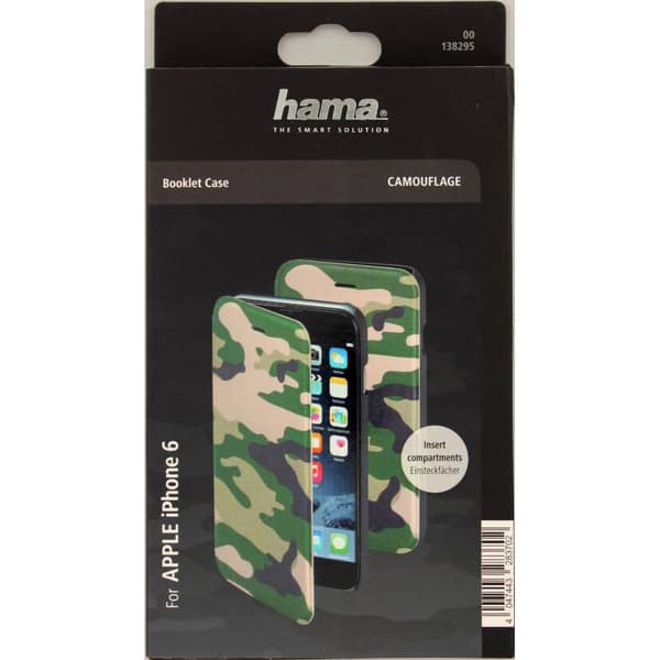 Plånboksväska DesignLine iPhone 6/7/8/SE Camo Green
