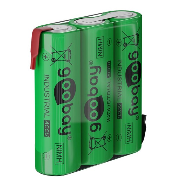 Goobay 3x AA (Mignon) laddningsbart batteri - 2100 mAh