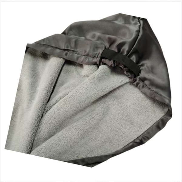 Hurtigtørrende silkehårhåndklædeindpakning - Superabsorberende og hurtigtørrende hårturban DarkGrey DarkGrey