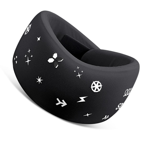 Memory Foam nakkepude for optimal nakkestøtte Sort