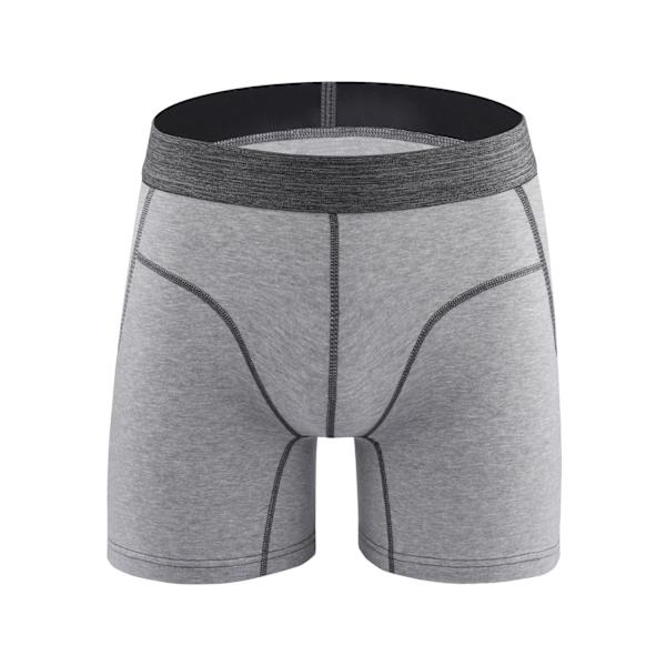 Miesten puuvillaiset bokserit, pehmeät, hengittävät alushousut, 3 kpl 3XL
