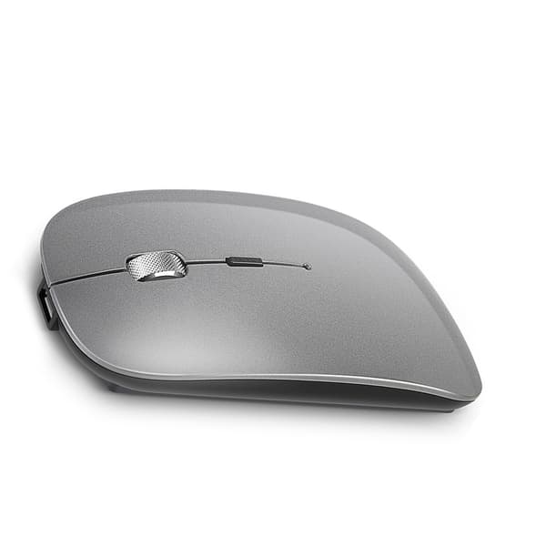 Trådløs Bluetooth Dual Mode Mus til brug med flere enheder Grey Grey