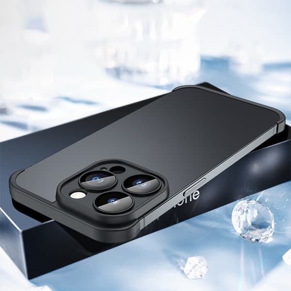 Slankt Edge iPhone 17 Cover - Elegant Sort TPU, Stødsikkert & Linsebeskyttelse