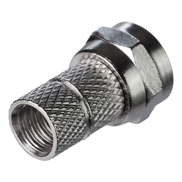 F-connector, male, 6.2mm RG59/antenna cable, screw mount, go