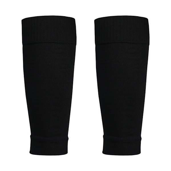 Fotboll Compression Ben Sleeves Anti-shake för vuxna Svart