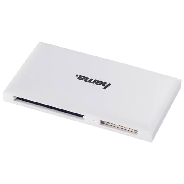 HAMA Kortläsare USB 3.0 Multi SD/Micro/CF/MS Vit
