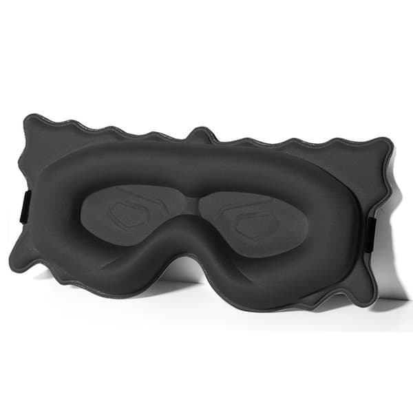 3D-unimaski – Valoa estävä ja hengittävä Black Black