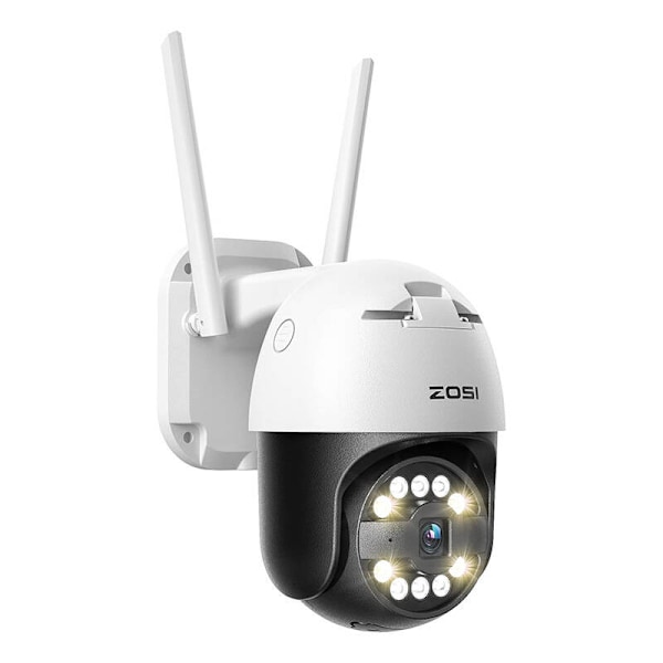 IP utomhuskamera ZOSI C296 WiFi Pan Tilt 5MP IP66 med 32GB microSD-kort