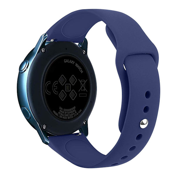 Silikonarmband för Samsung Galaxy Watch Active Blå 22 mm