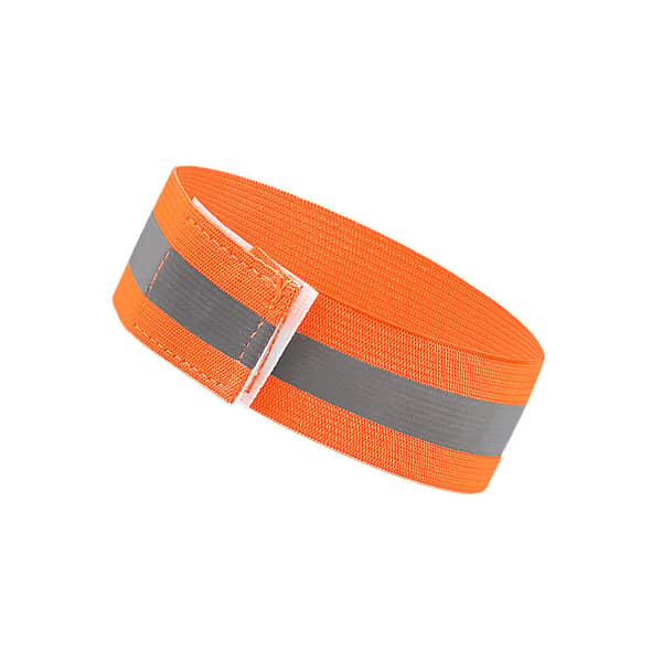Reflekterande armband - Förbättrad synlighet för säkerhet i mörkret (4-pack) Orange Orange