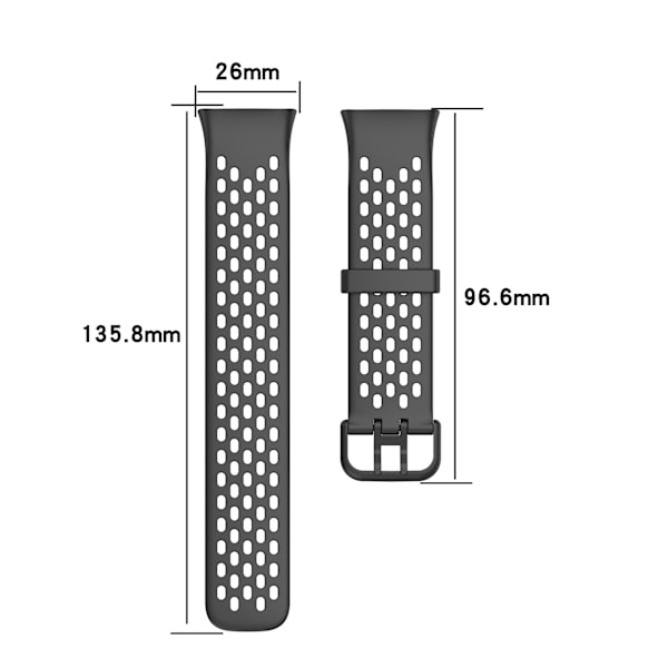 Silikoninen ranneke Xiaomi Band 7 Prolle Harmaa