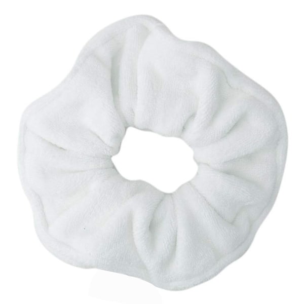 Bløde Microfiber Hårelastikker - 4 Pak Blandede Farver Lyserød
