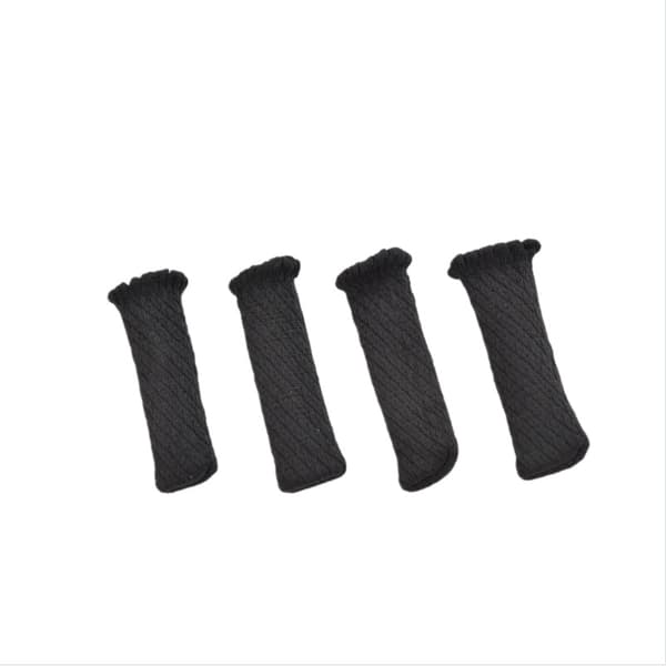 8-pack Stickade Stolsbensskydd - Golvskydd, Halkfria Möbelstrumpor Black Black