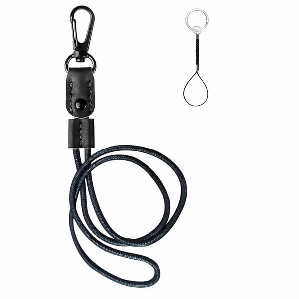 Flätad snodd med justerbart spänne Black Black